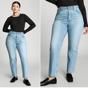 Everlane curvy 90’s cheeky straight jean